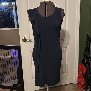 Simply Vera Vera Wang Blue One Shoulder Sheath Dress